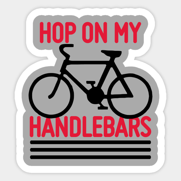 Handlebars Sticker by TroubleMuffin